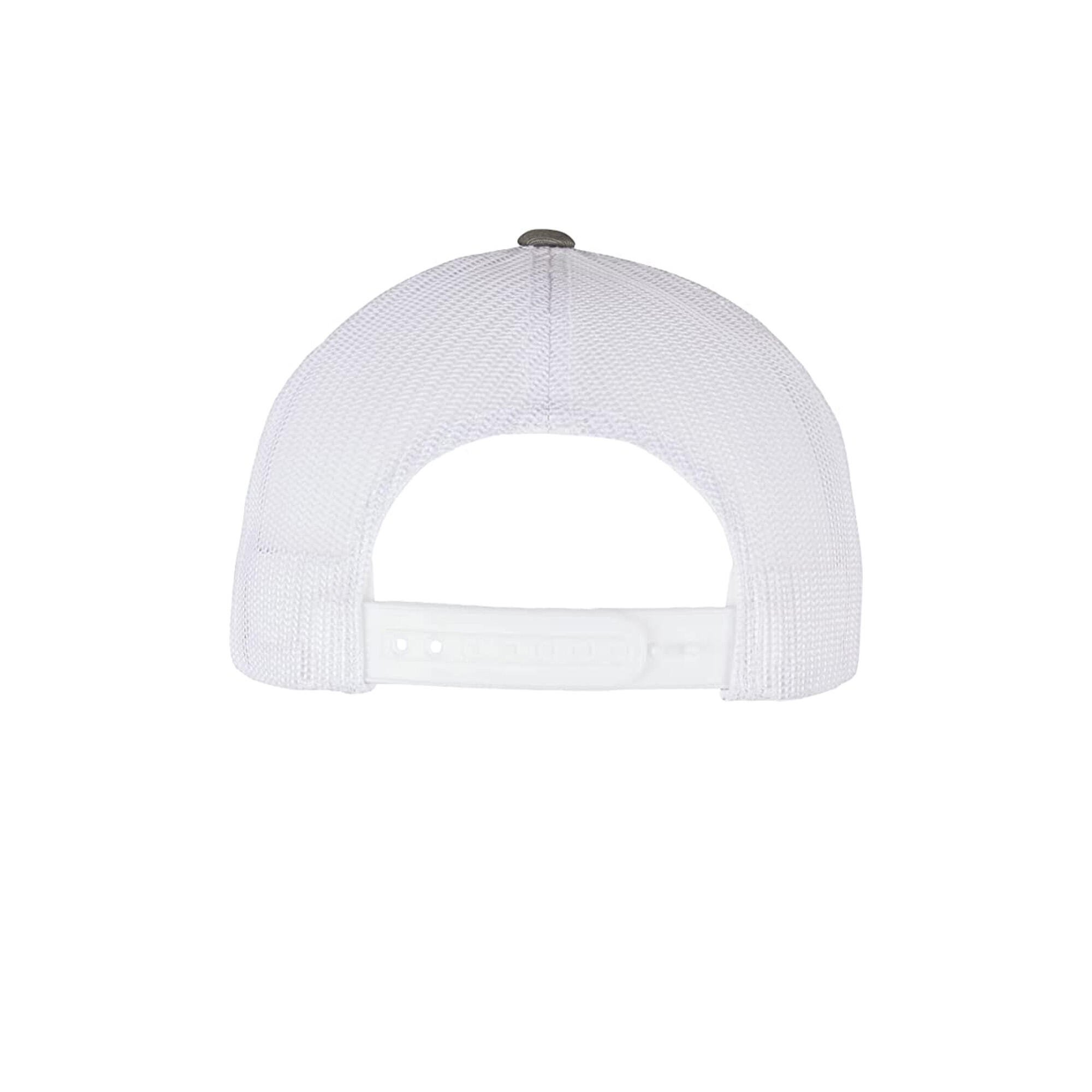 Unisex Adult Classics Two Tone Trucker Cap (Grey/White) 2/3