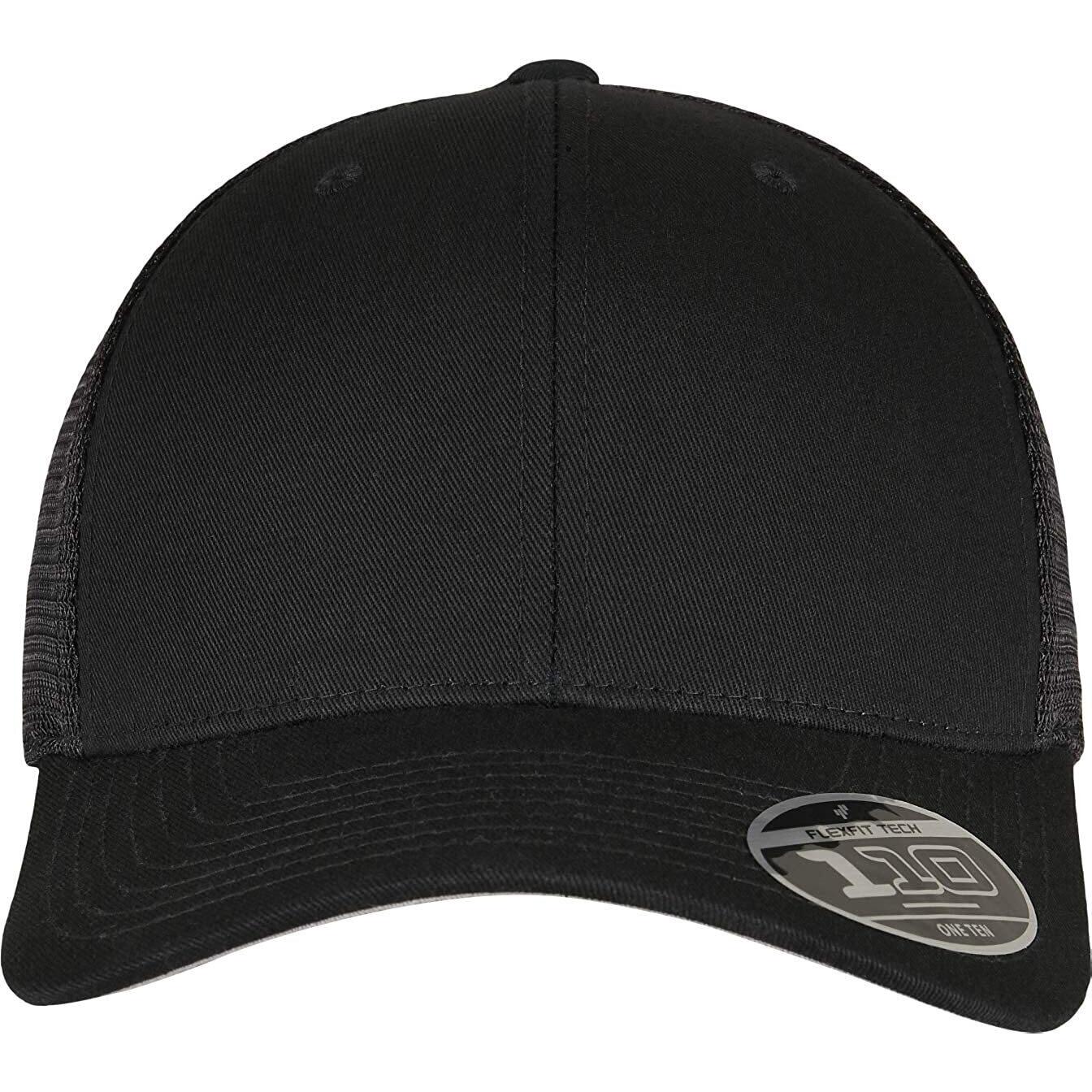 Unisex Adult 110 Mesh Trucker Cap (Black) 4/4