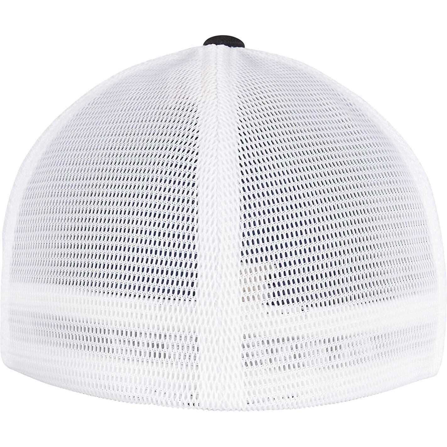 Unisex Adult Omnimesh Mesh Two Tone Cap (Black/White) 2/3