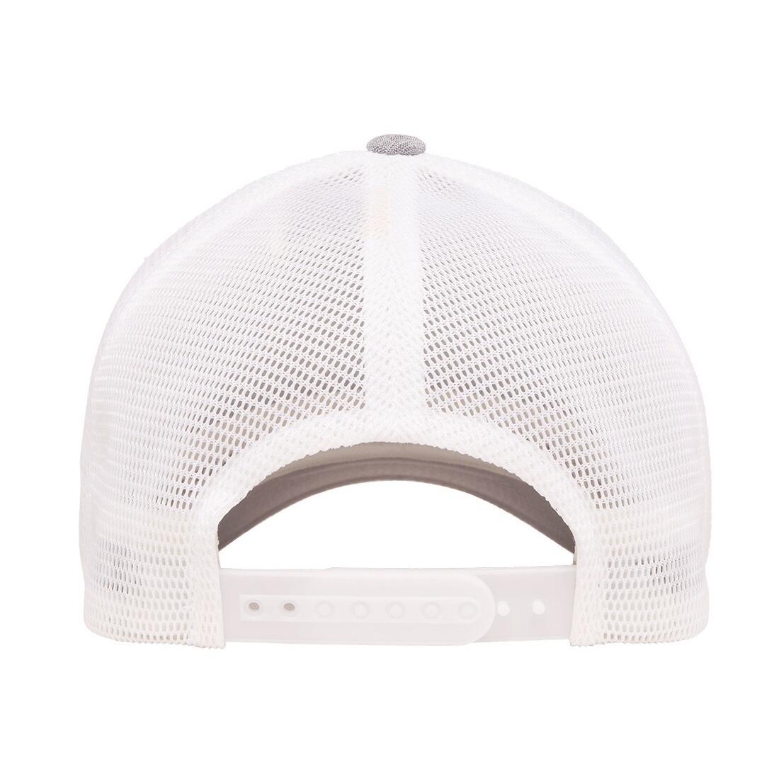 Cap Due Toni Adulto Unisex Flexfit 110 Argento Bianco Mélange 2/4