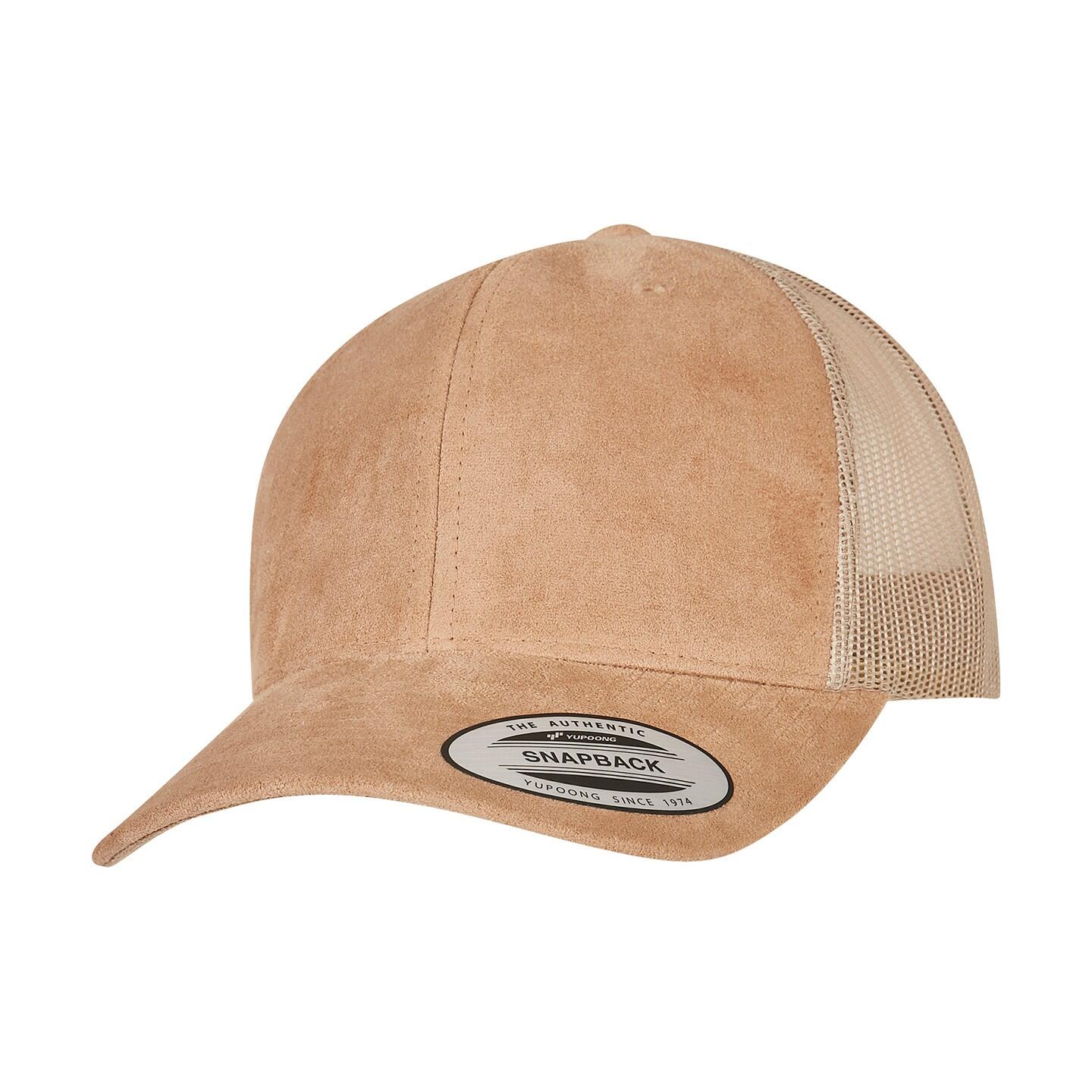 Unisex Adult Trucker Cap (Khaki) 3/4