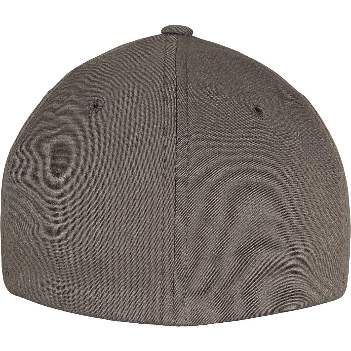 Cappellino Da Baseball Adulto Unisex Flexfit Alpha Shape Grigio Scuro 2/3