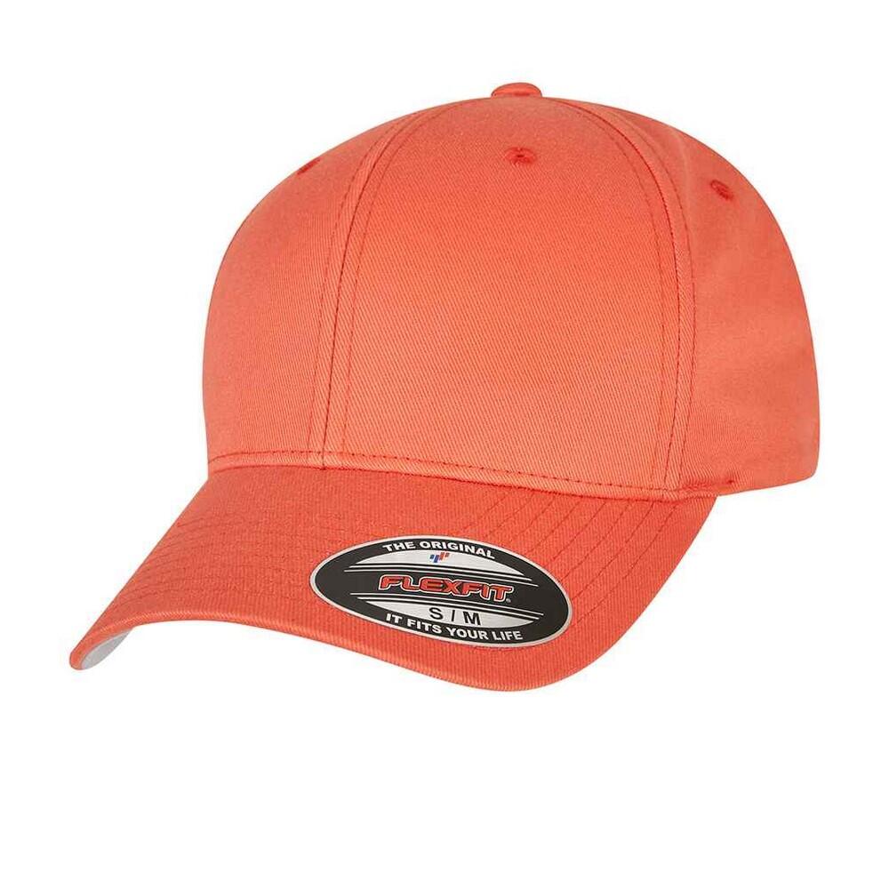 FLEXFIT Childrens/Kids Wooly Combed Cap (Spicy Orange)