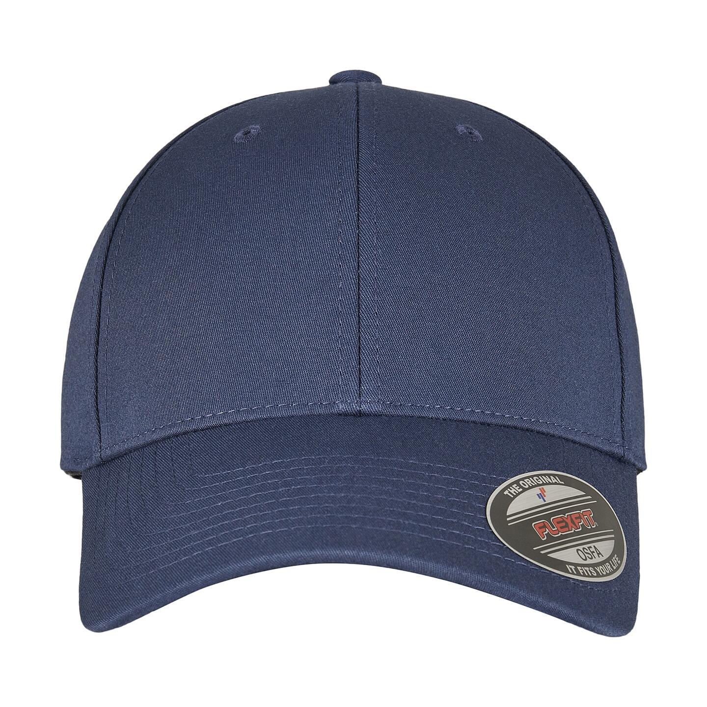 Cappellino Da Baseball Adulto Unisex Flexfit Alpha Shape Blu Navy Scuro 4/4