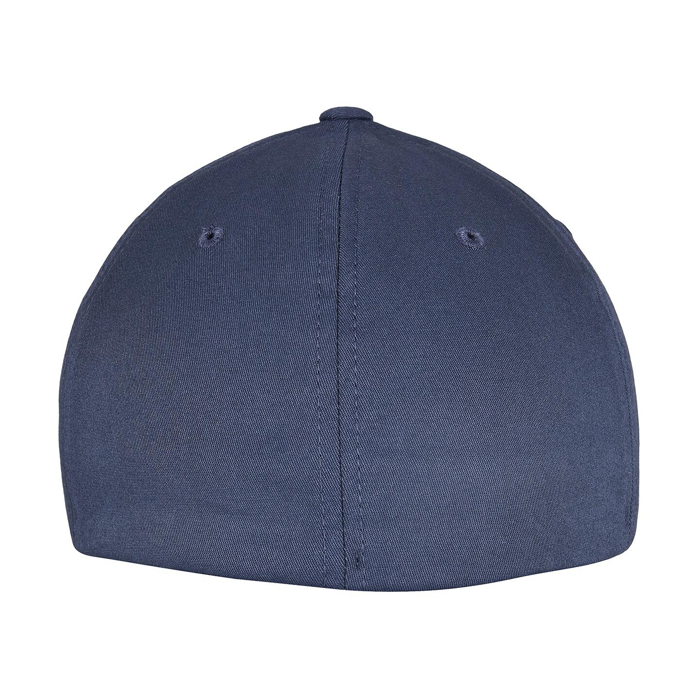 Cappellino Da Baseball Adulto Unisex Flexfit Alpha Shape Blu Navy Scuro 2/4