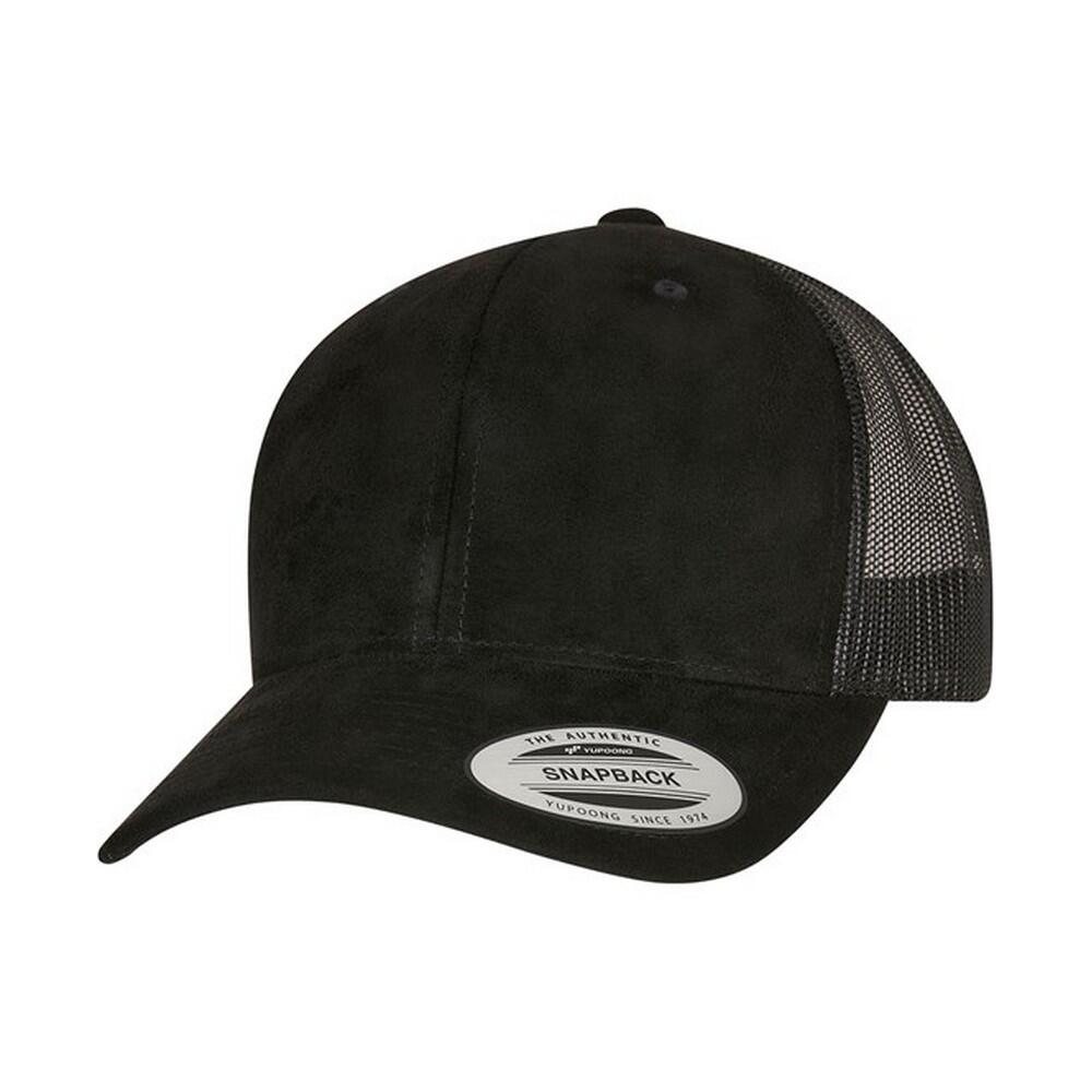 Unisex Adult Trucker Cap (Black) 4/4