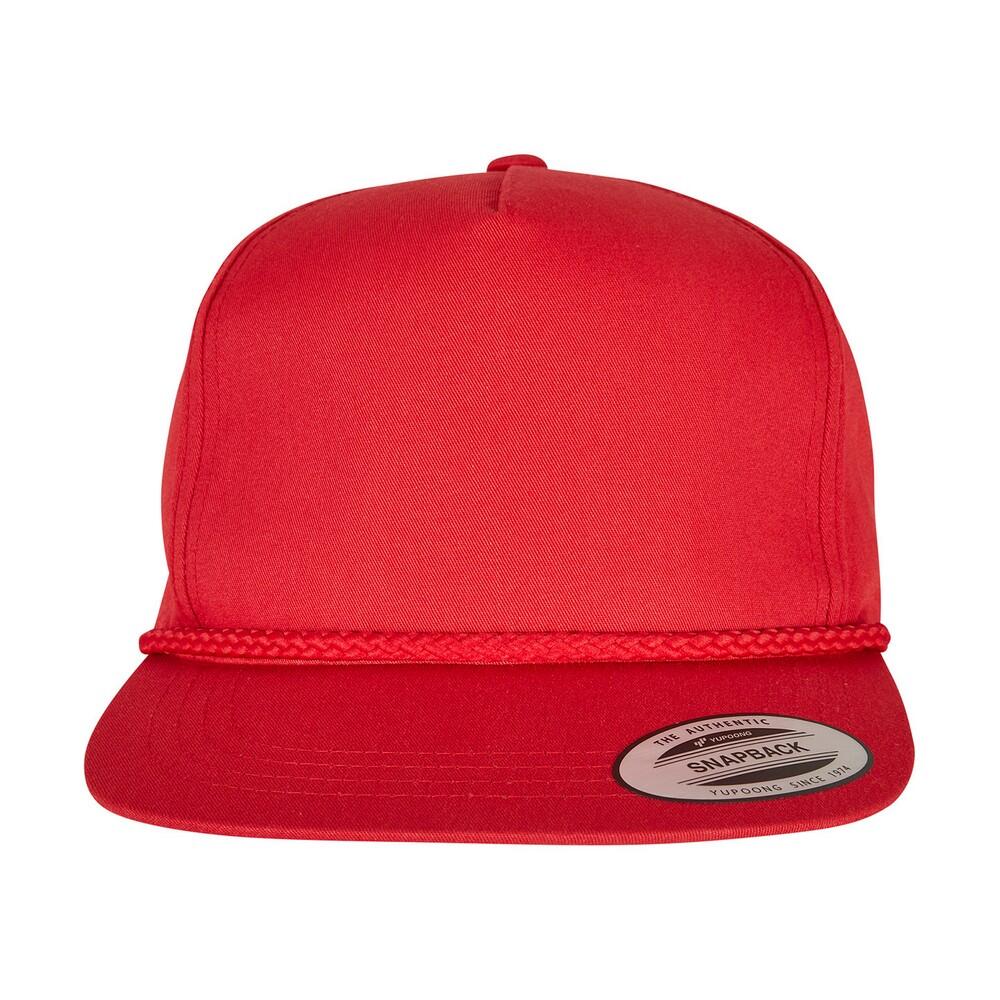 FLEXFIT Unisex Adult Classic Poplin Golf Cap (Red)