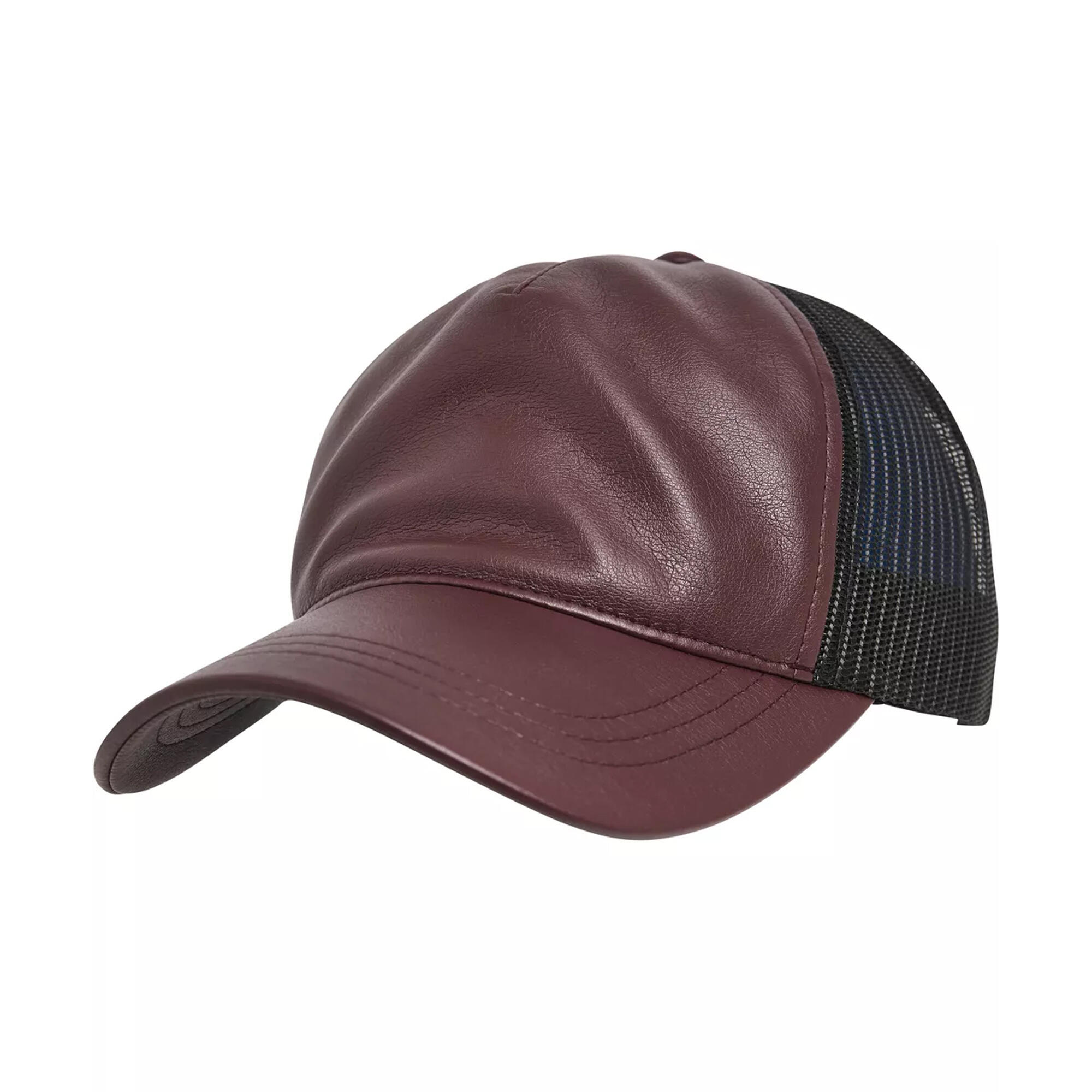 FLEXFIT Unisex Adult Trucker Cap (Maroon/Black)