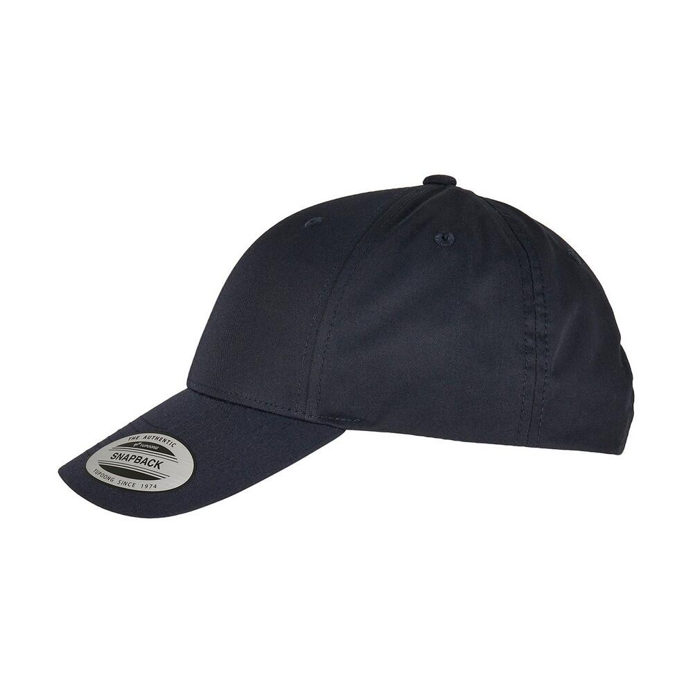 Unisex Adult Twill Snapback Cap (Navy) 3/4