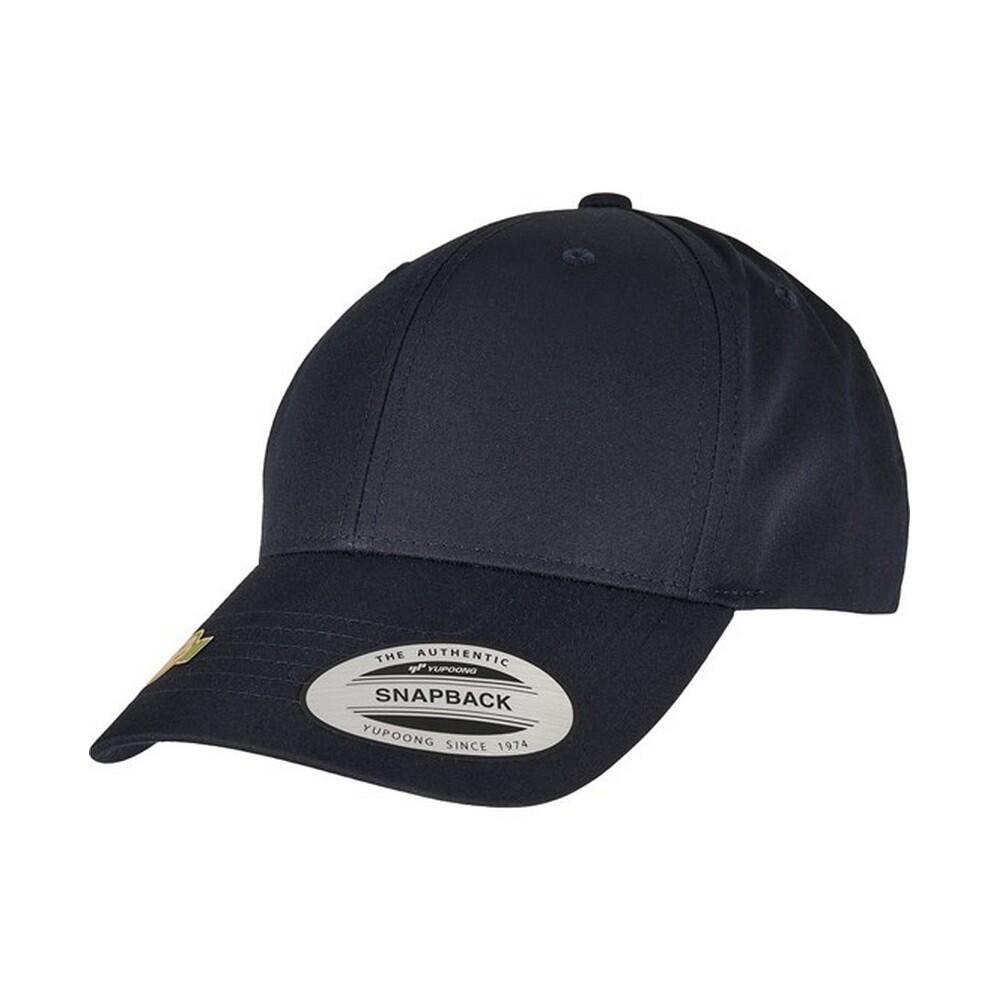 Unisex Adult Twill Snapback Cap (Navy) 4/4