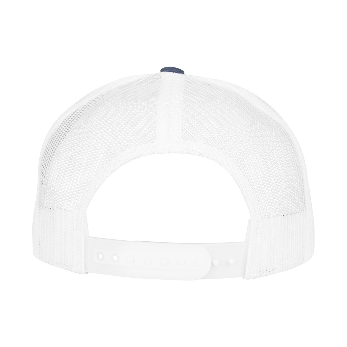 Trucker Cap 5 Segmente für HerrenDamen Unisex Damen und Herren Marineblau/Weiß 2/4