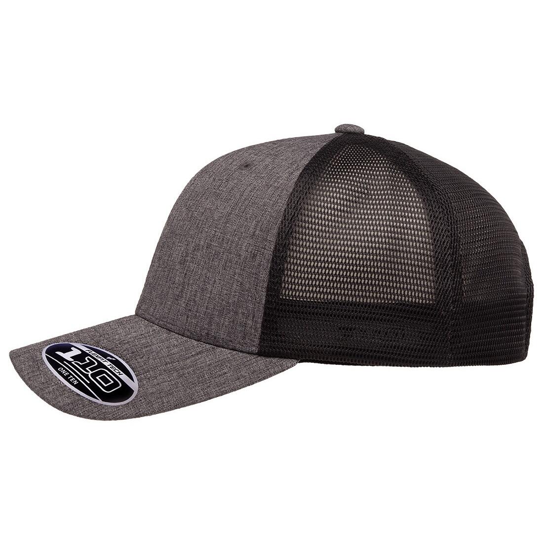 HerrenDamen Unisex Zweifarbig Kappe "110", Netzmaterial Damen und Herren 3/4