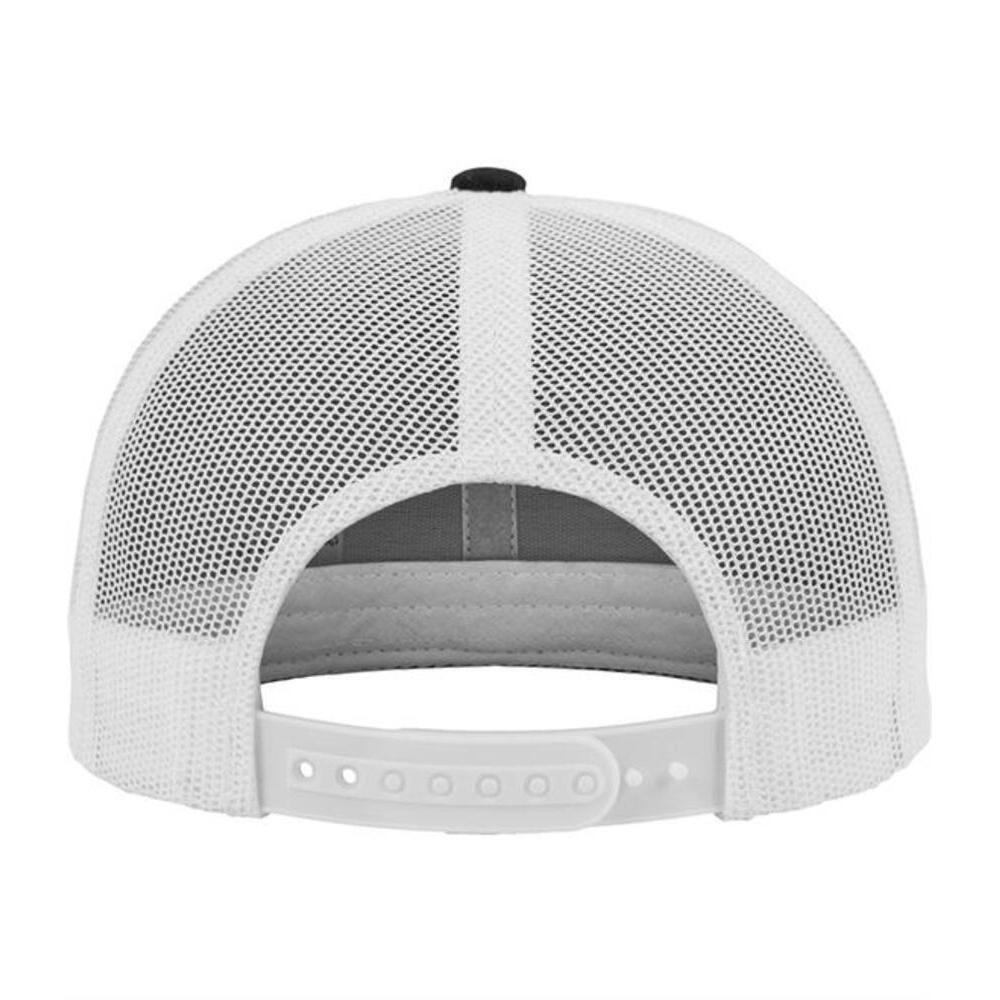 Unisex Adult Classics Recycled Two Tone Trucker Cap (Black/White) 2/4
