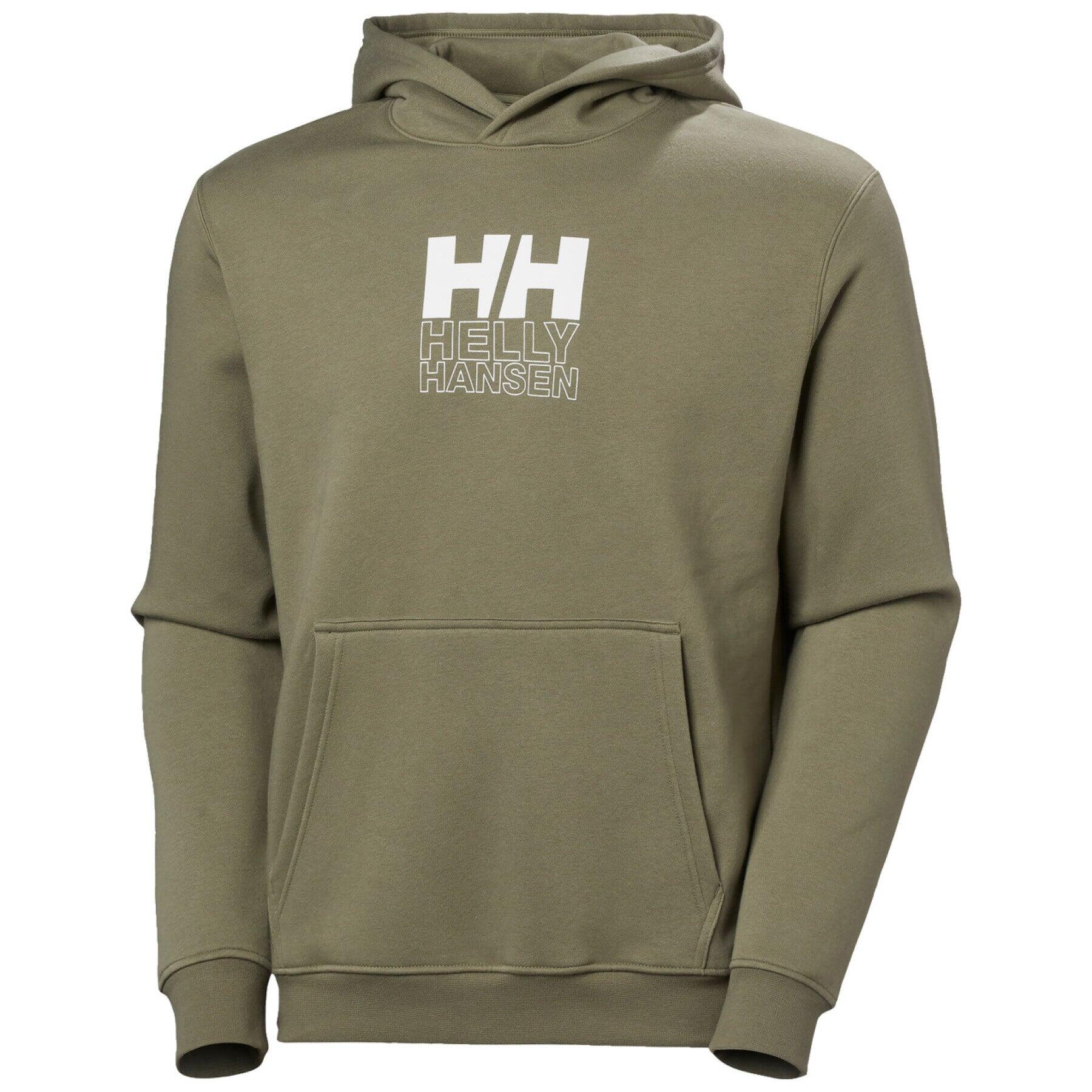 Moletom polar para homem da Helly Hansen Graphic verde. 4/6