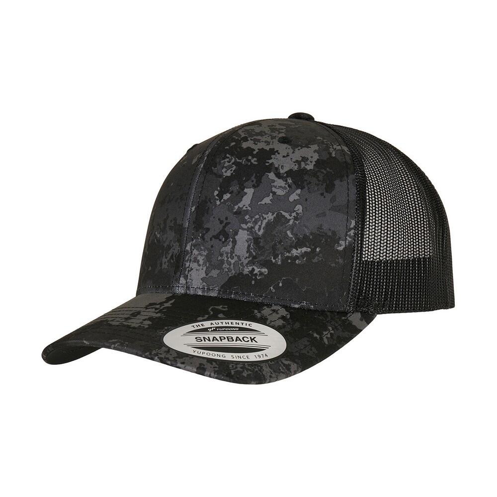 FLEXFIT Unisex Adult Veil Camo Trucker Cap (Poseidon Black)
