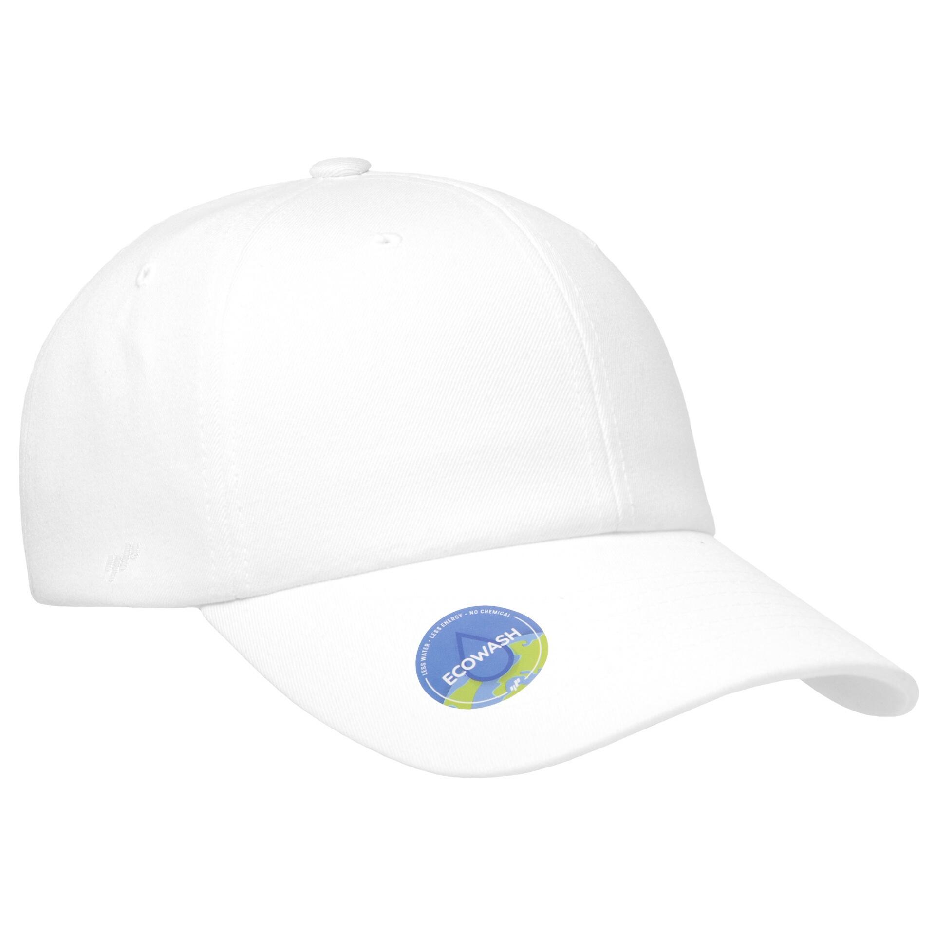 Unisex Adult EcoWash Dad Cap (White) 4/5