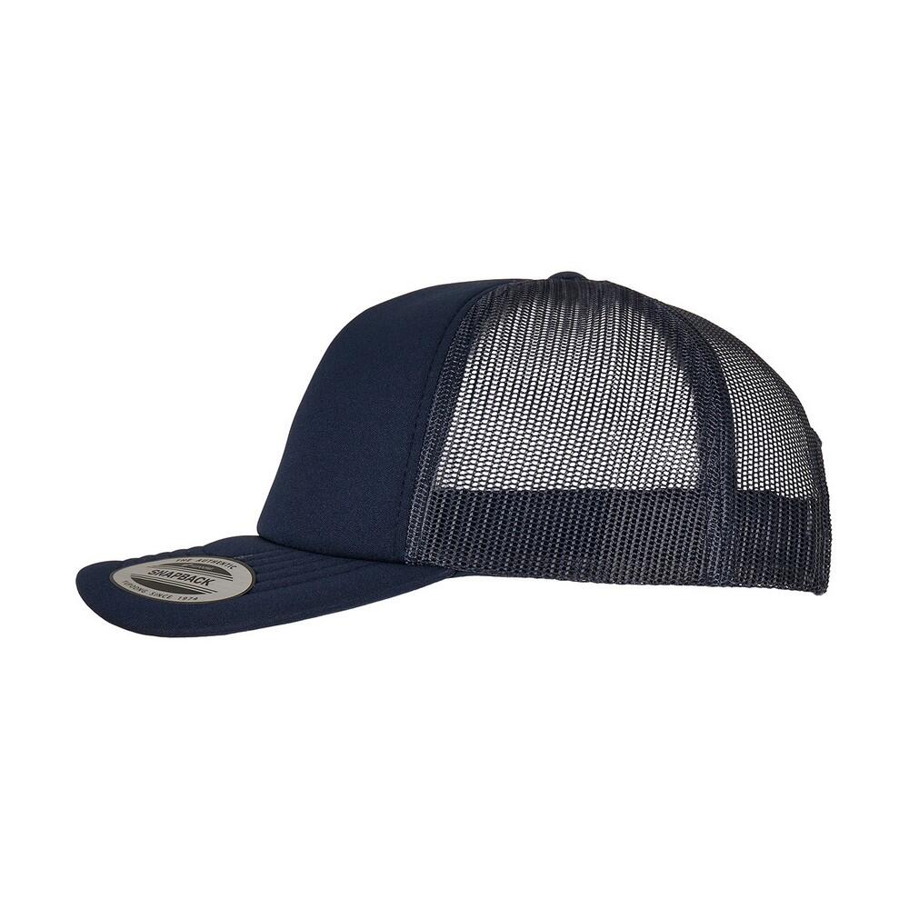 Unisex Adult Classic Foam Trucker Cap (Navy) 3/4