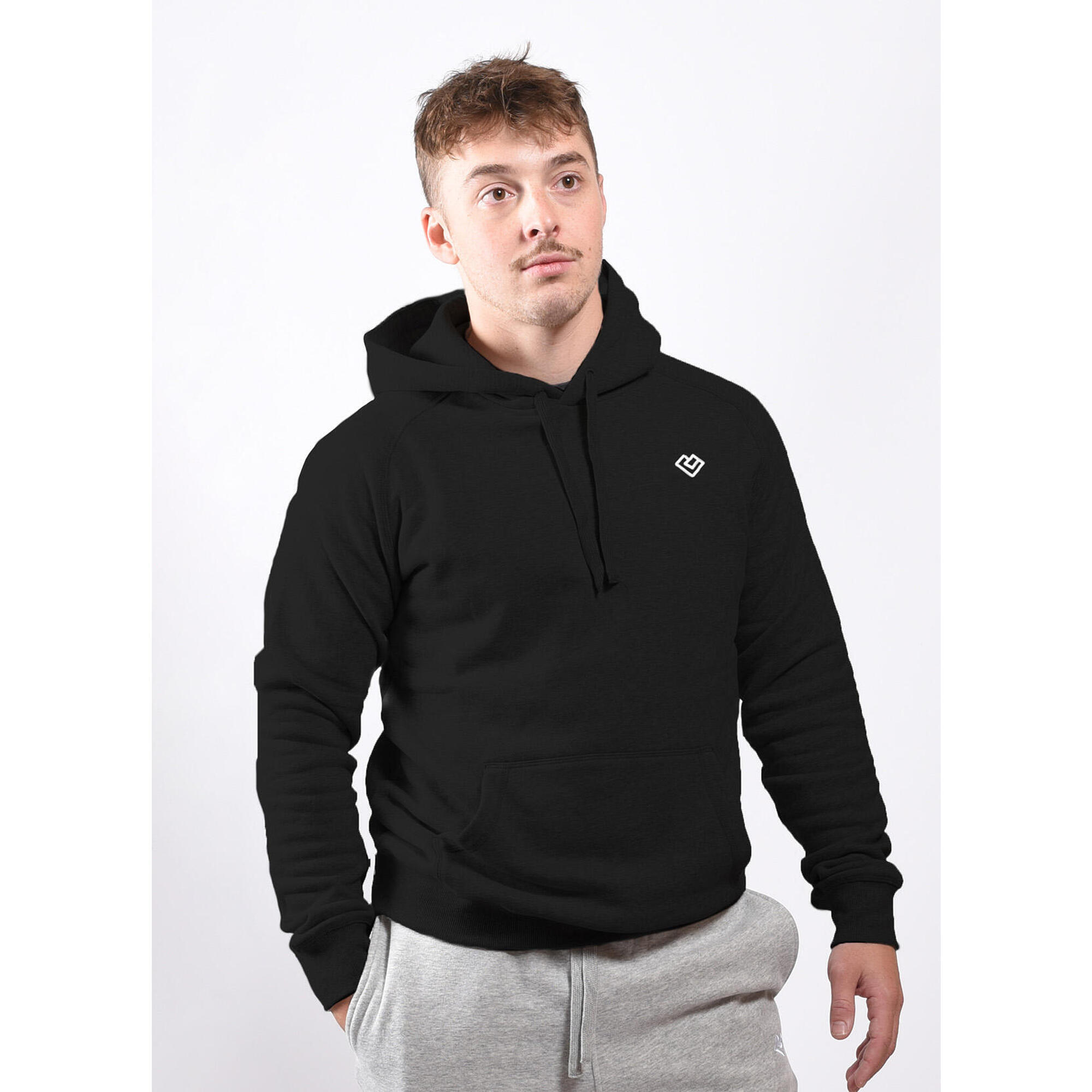 Gladiatorfit - Essence "hoodie" Sweat-shirt Pull À Capuche Homme Loven - Sweat-shirt - Blanc|noir - 42 M/l - Decathlon