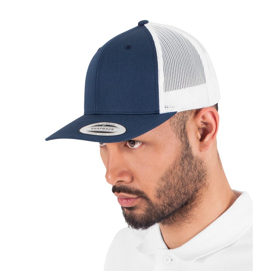 HerrenDamen Unisex Zweifarbig Trucker Cap "Classics", recycelt Damen und Herren 3/3