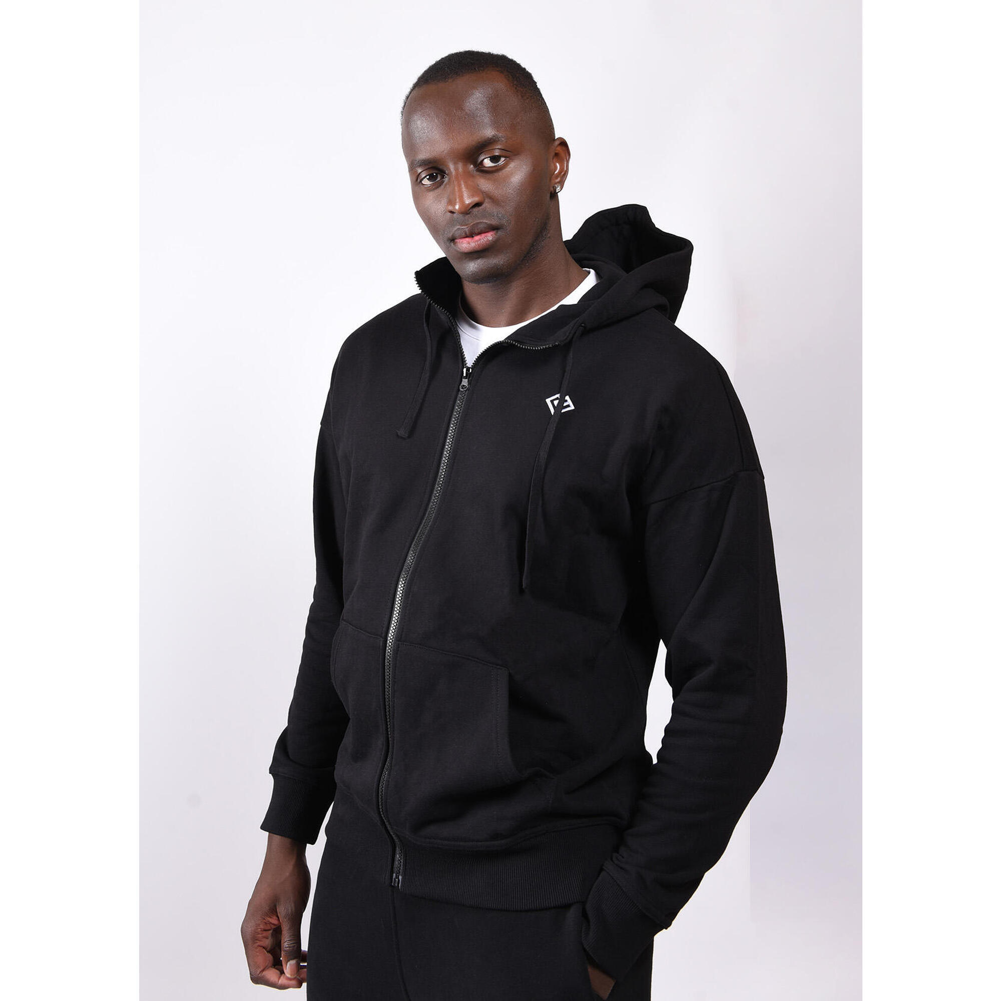 Gladiatorfit - Essence "hoodie" Sweat-shirt Veste À Capuche Zip Homme Loven - Sweat-shirt - Noir - 36 Xs - Decathlon
