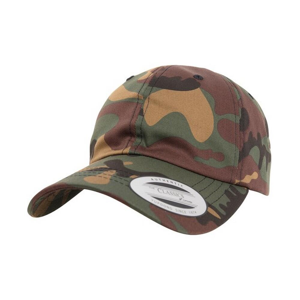 FLEXFIT Yupoong Camo Baseball Cap (Green)