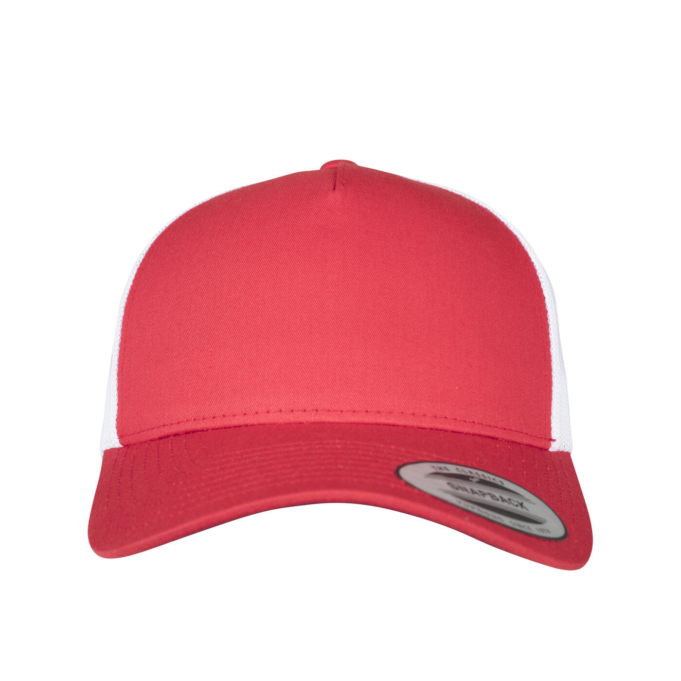 Trucker Cap 5 Segmente für HerrenDamen Unisex Damen und Herren Rot/Weiß 4/4