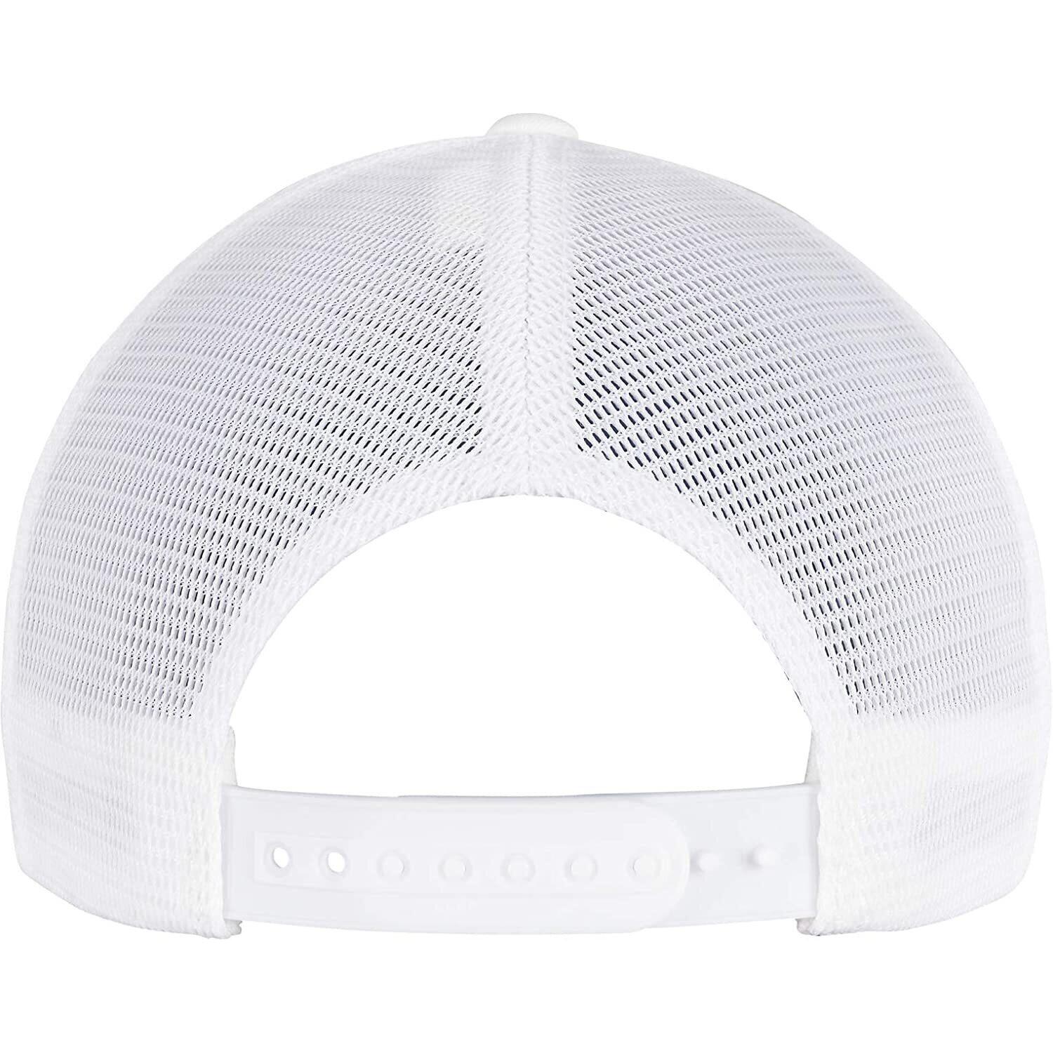 Unisex Adult 110 Mesh Trucker Cap (White) 2/3