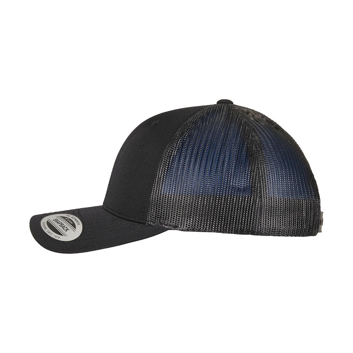 Trucker Cap für HerrenDamen Unisex Damen und Herren Schwarz 3/4