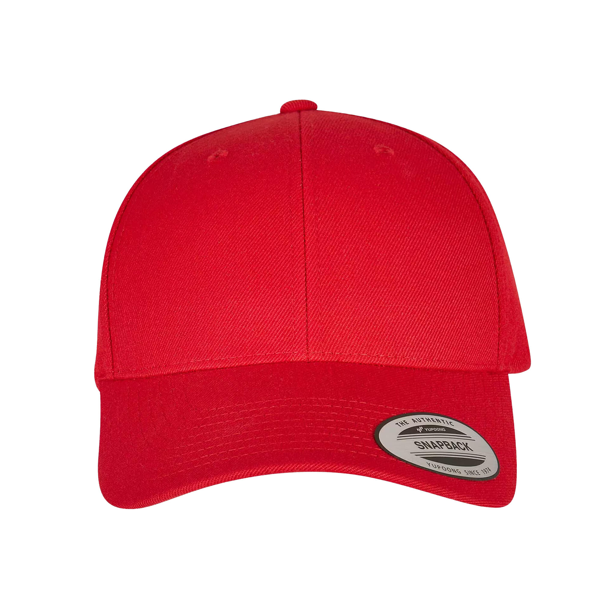 Unisex Adult Premium Snapback Cap (Red) 4/4