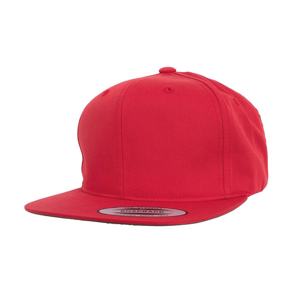 Childrens/Kids Prostyle Twill Snapback Cap (Red) 4/4