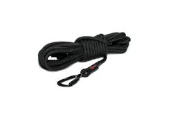 Longe chien en corde d'escalade noire à crochet Twist 7 m