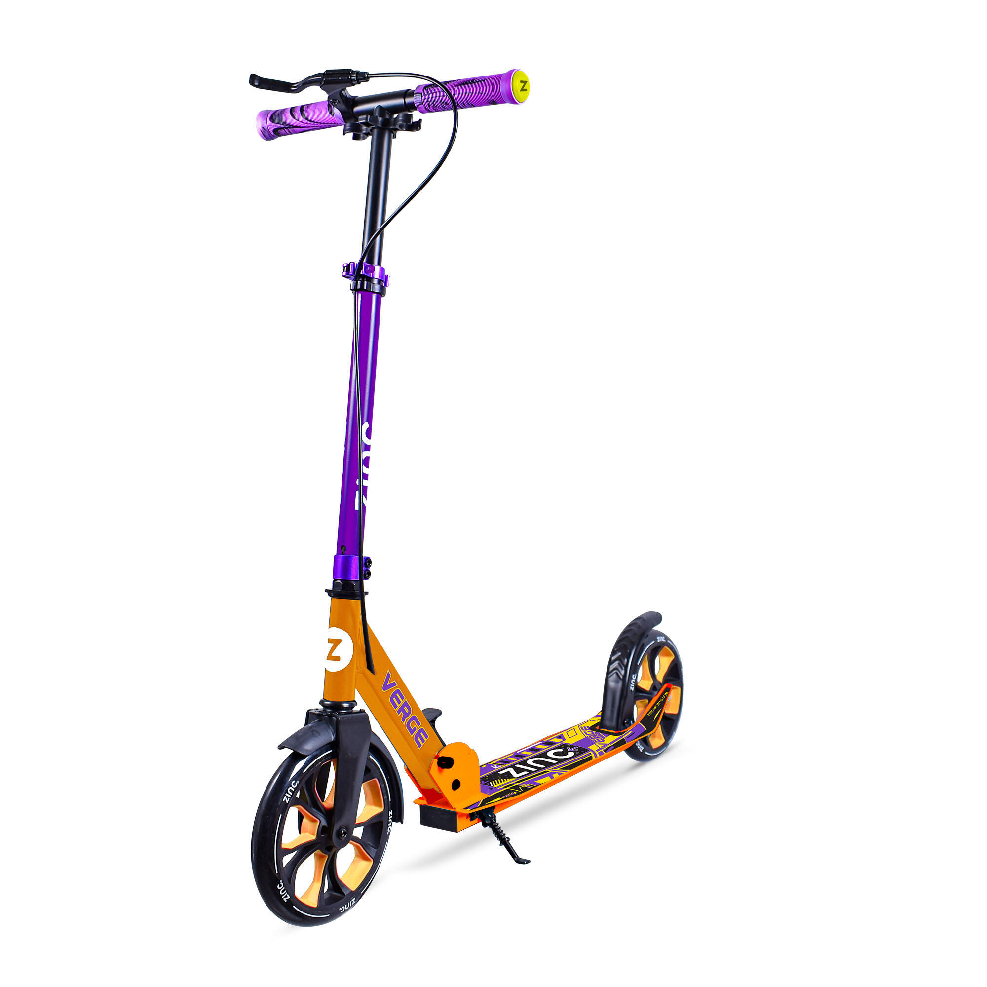 ZINC Zinc Verge Pro Commuter Scooter - Orange & Purple