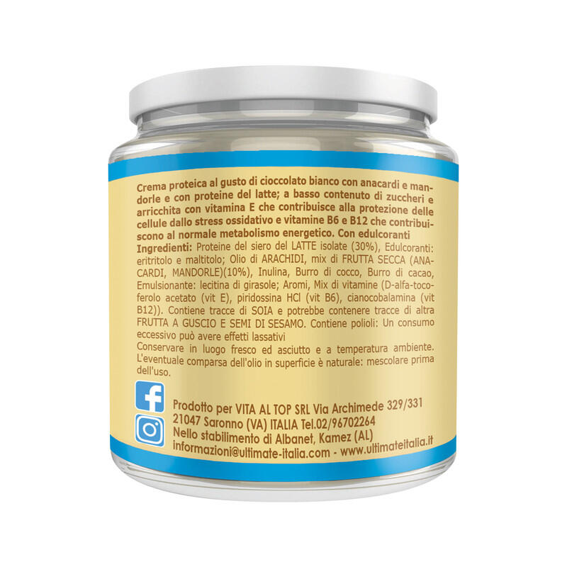 Alimento - PROTEIN CREAM CIOCCOLATO BIANCO - 250g 2/7