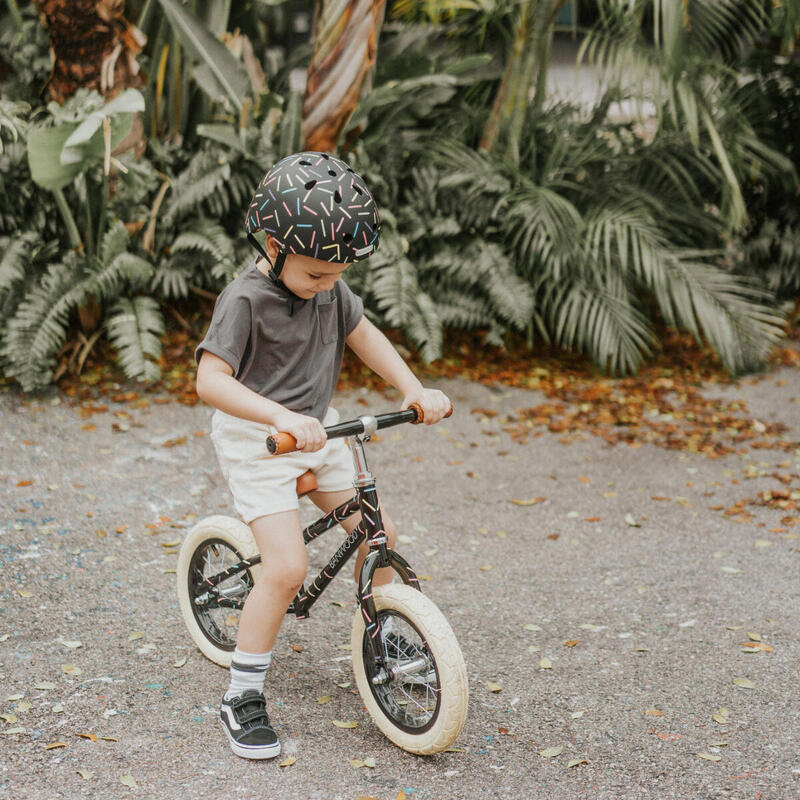 Draisienne Noir Acier Cyclisme Enfants 3-5 Ans équilibre