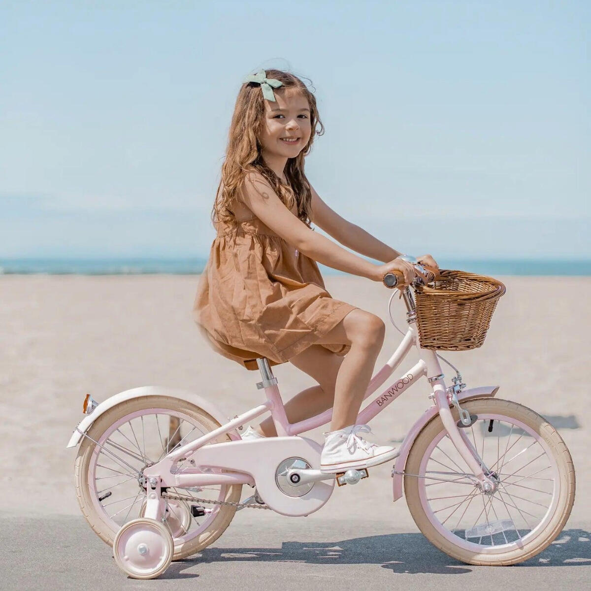 FAHRRAD HELLPINK ALU UND STAHL RADFAHREN KINDER 4-7 JAHRE KÖRPERLICHE BEWEGUNG 5/7