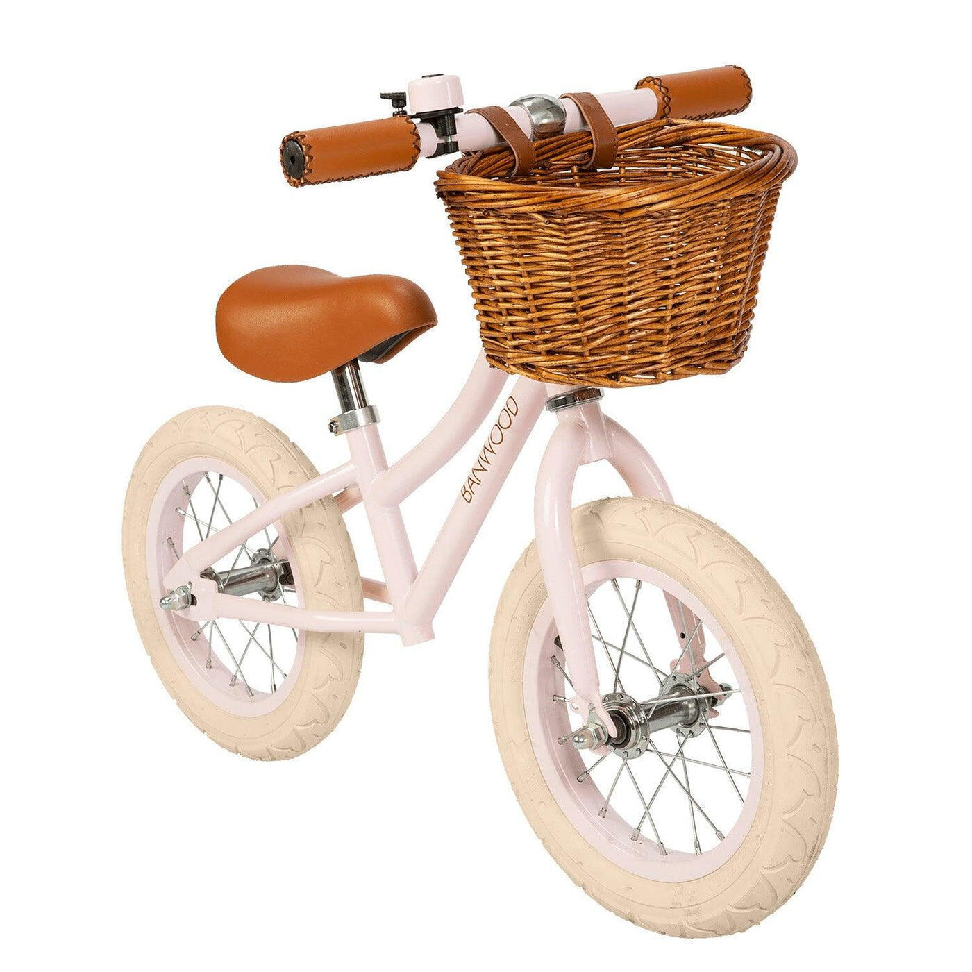 BALANCE BIKE ROSA CLARO AÇO CICLO SEM PEDAIS CRIANÇAS 3-5 ANOS BALANCE 2/5