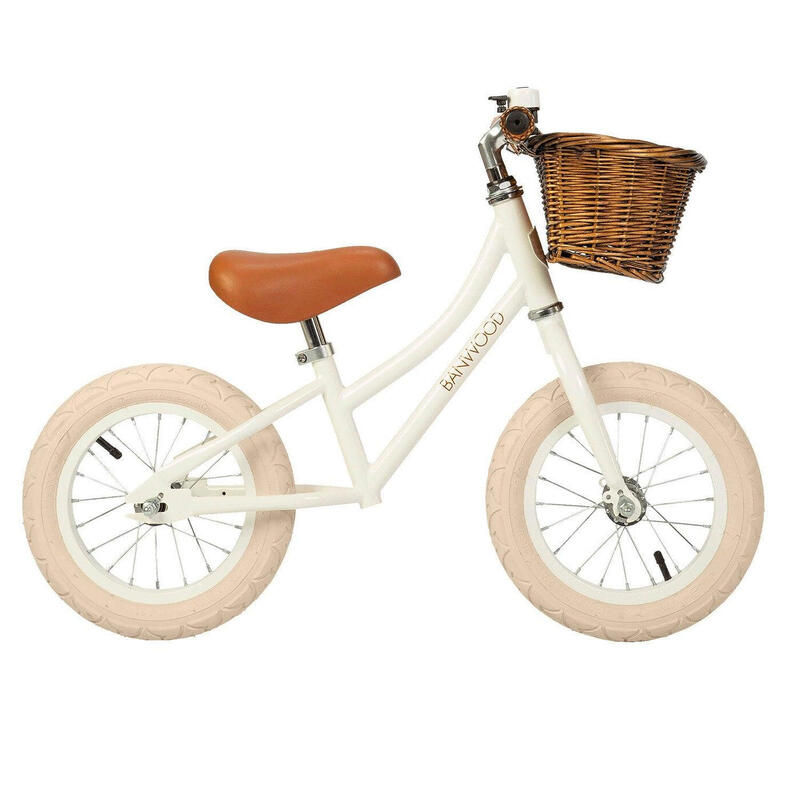 Draisienne Blanc Acier Cyclisme Enfants 3-5 Ans équilibre