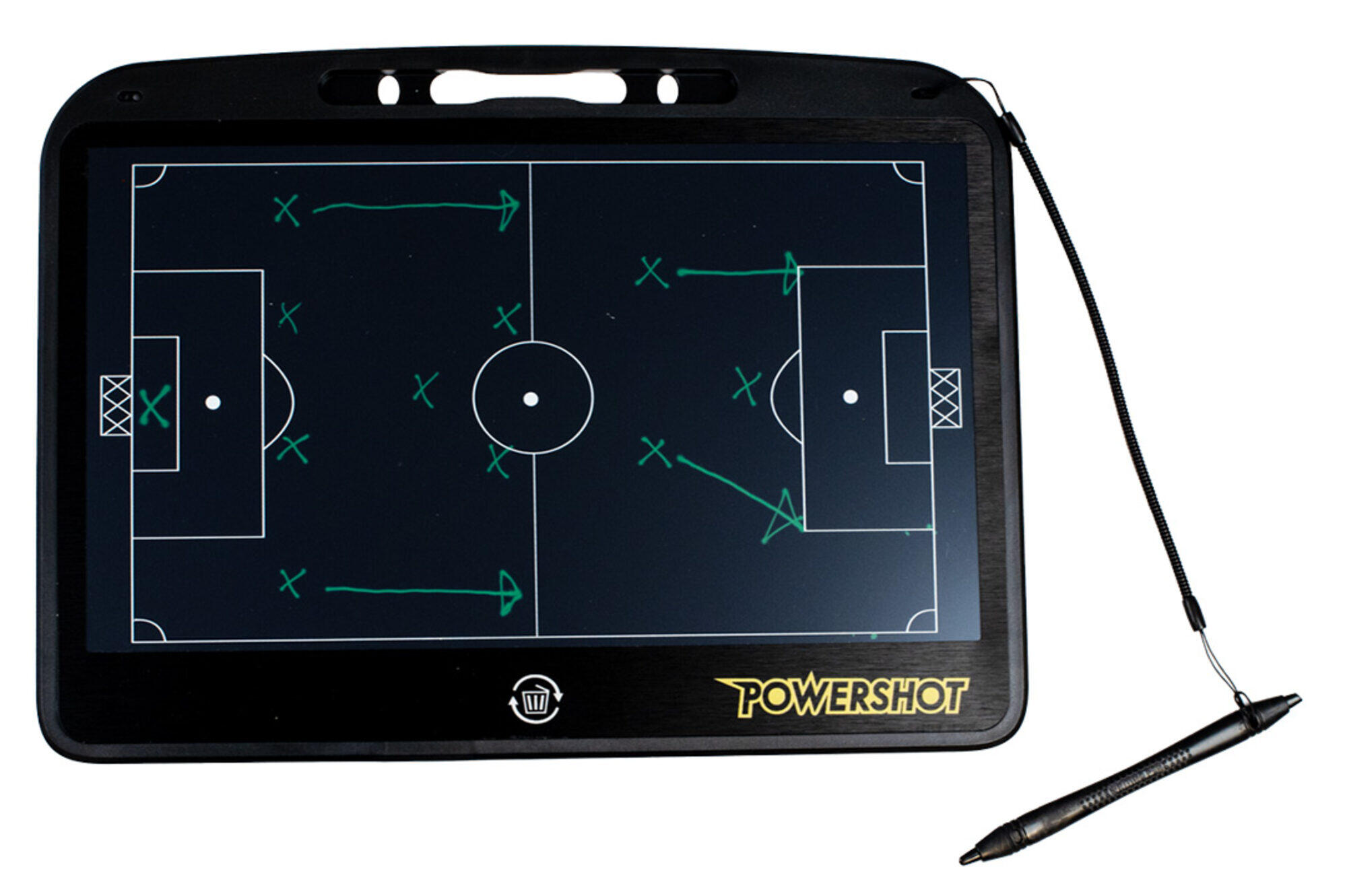 Painel tático de futebol powershot - sem tinta - materiais reciclados!