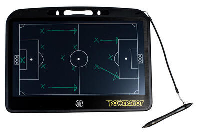POWERSHOT® Taktische Fußballtafel - tintenfrei - recyceltes Material!⚽⚽.