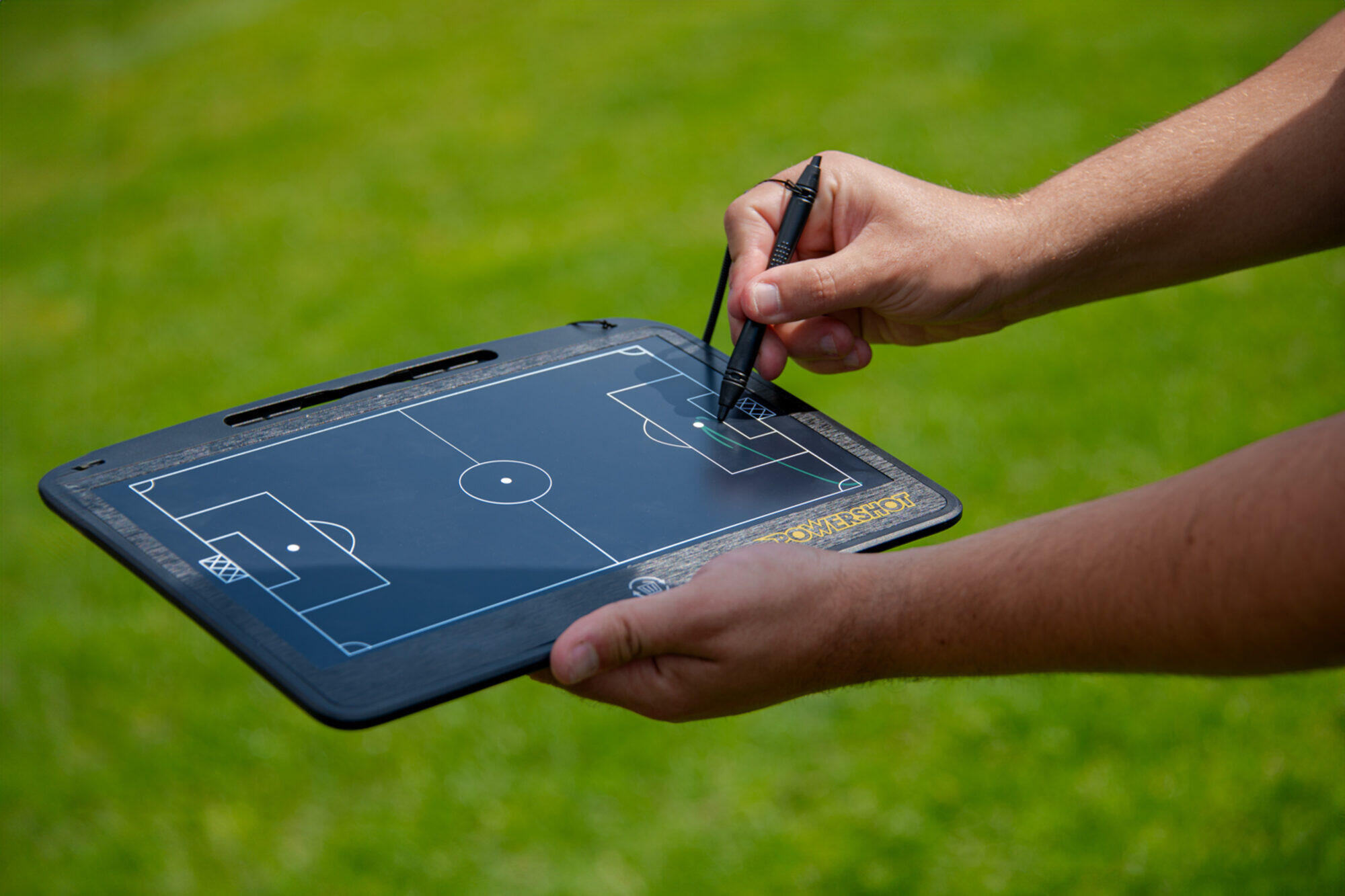 Tablet do piłki nożnej- bez tuszu - materiały pochodzące z recyklingu