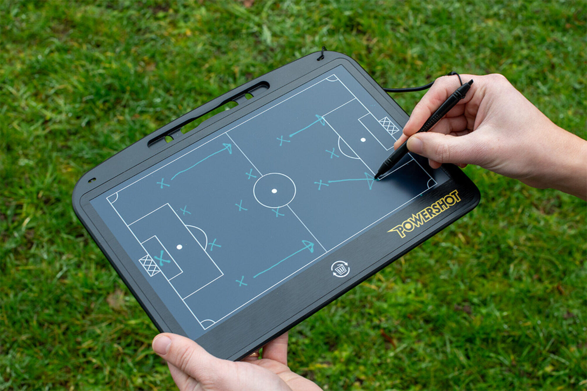 Pannello tattico POWERSHOT® Football - senza inchiostro - materiali riciclati! 5/8