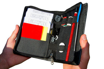 Komplettes Schiedsrichter-Set