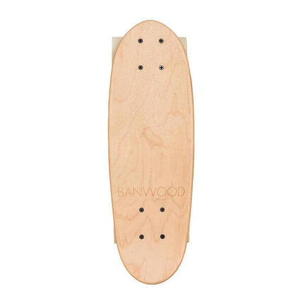 Skateboard Bois Naturel Érable Canadien Patinage Enfants 3+ Ans Équilibre