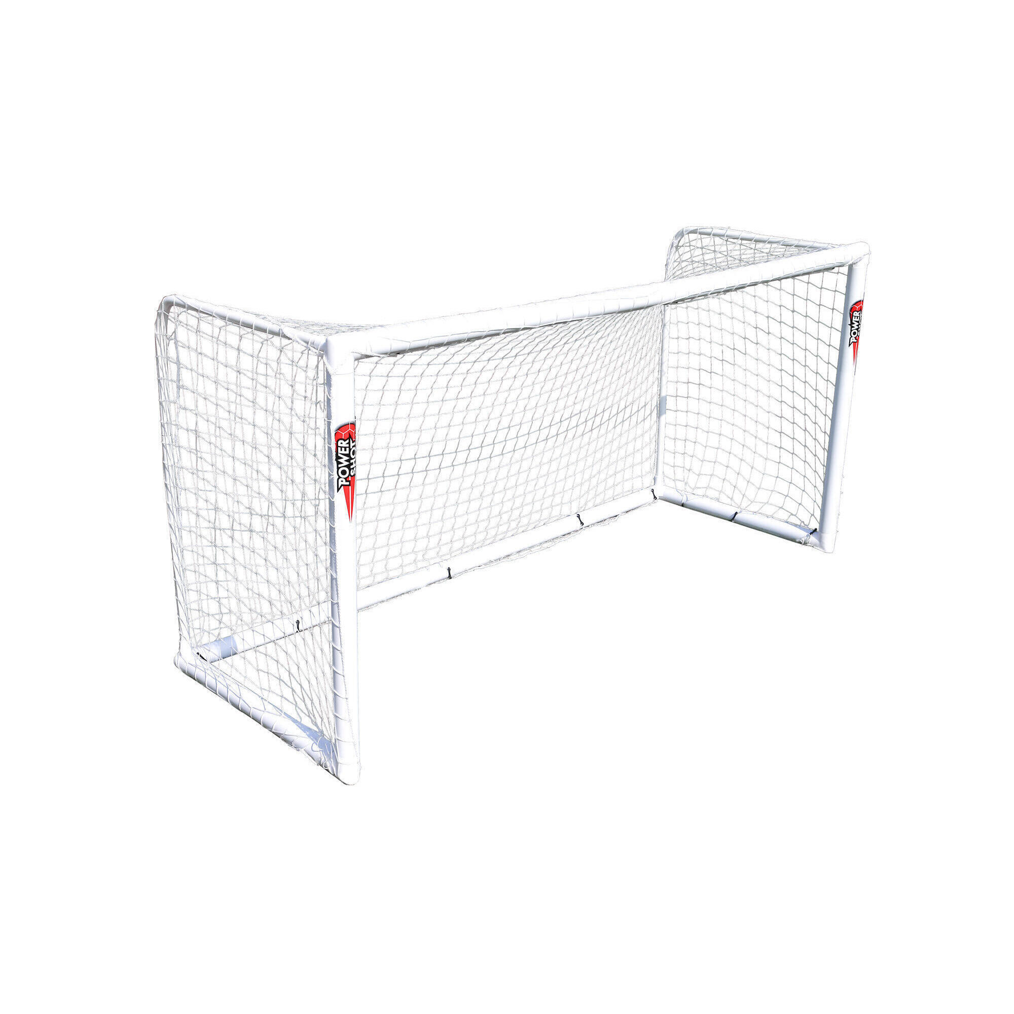 Power Shot - But De Foot 2,4 X 1,8 M - Sac De Transport Fourni - But - Blanc - Taille Unique - Decathlon