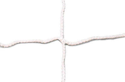 Filet 3mm de but de foot à 11 - Blanc - Pour but 7.32 x 2.44 x 0.8 x 1.5m