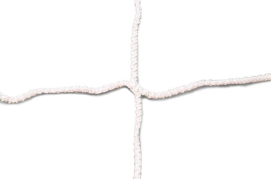 Rete da calcio a 11 4mm - Bianco - Per porta 7.32 x 2.44 x 0.8 x 1.5m