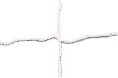 2.5 mm voetbaldoelnet - wit - voor doel van 7.32 x 2.44 x 0.8 x 2 m