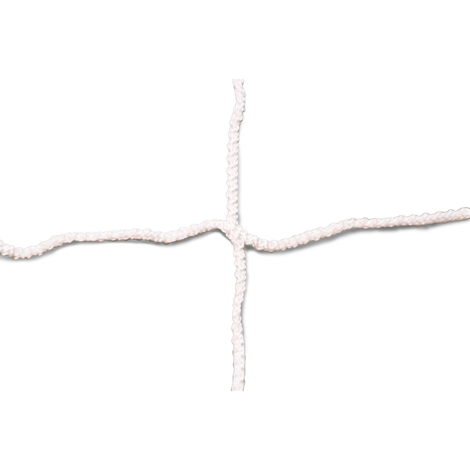 Rede de baliza de futebol de 4mm Branco - Golo 7,32 x 2,44 x 0,8 x 1,5m