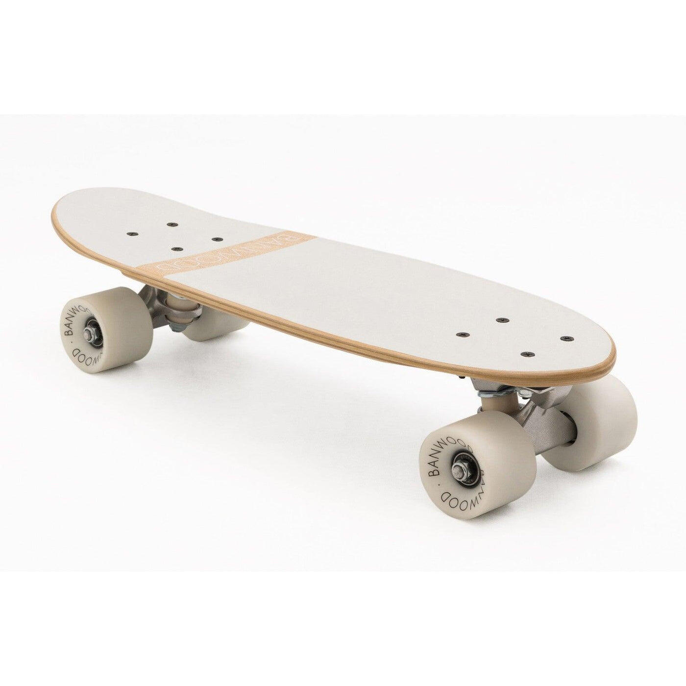Skateboard Blanc Érable Canadien Patinage Enfants 3+ Ans Équilibre 4/7