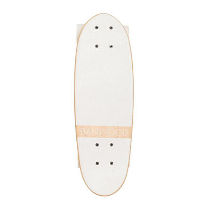 Skateboard Bois Naturel Érable Canadien Patinage Enfants 3+ Ans Équilibre